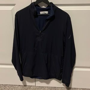 Hill City Mens Navy 1/4 Zip AS